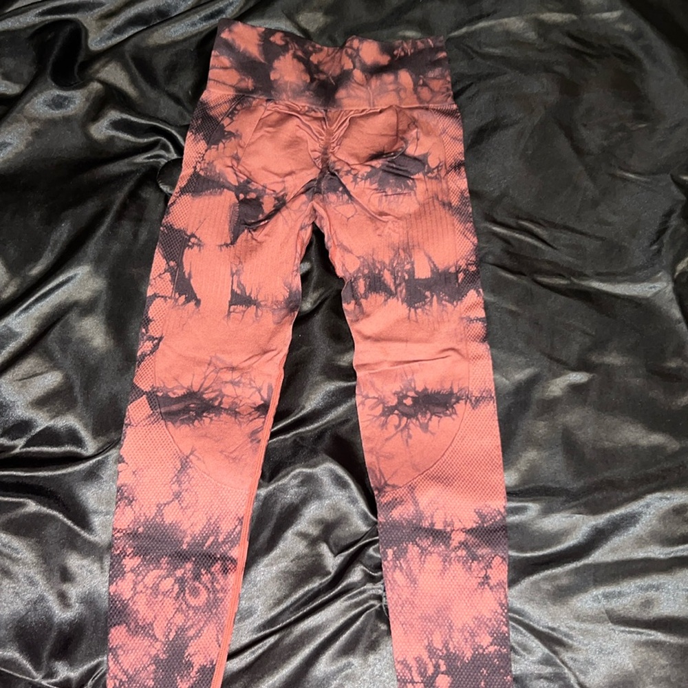 Yoga Tye die tummy control sport leggings